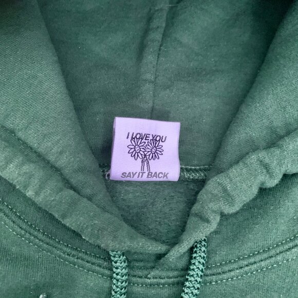 LONELY GHOST Green Hoodie - Picture 5 of 8